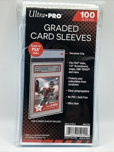 Ultra pro graded card sleeves - ultra,