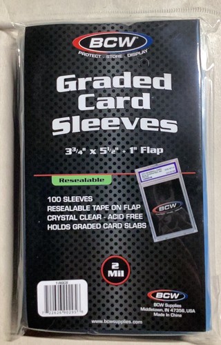 Pack 100 bcw resealable - bcw,