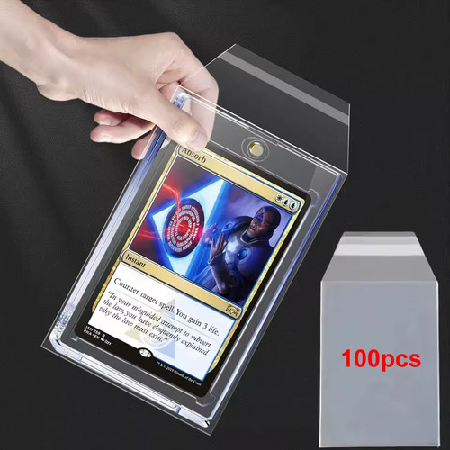 100 pack card sleeves - 100, for
