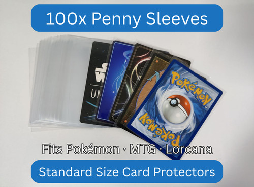 100x penny sleeves soft card - soft,