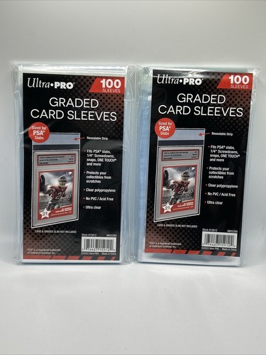 Ultra pro graded card sleeves - ultra,