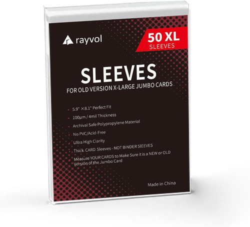 Jumbo card sleeves - jumbo,