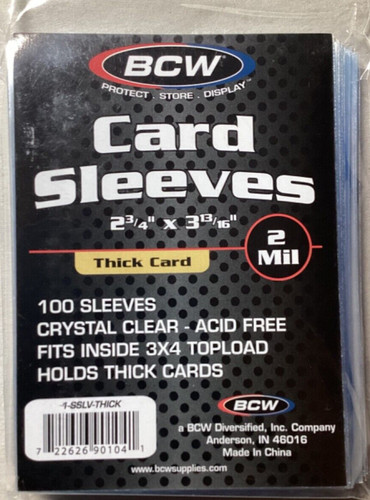 Bcw trading card sleeves - card,