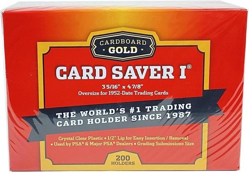 Cardboard gold card saver - gold, 1
