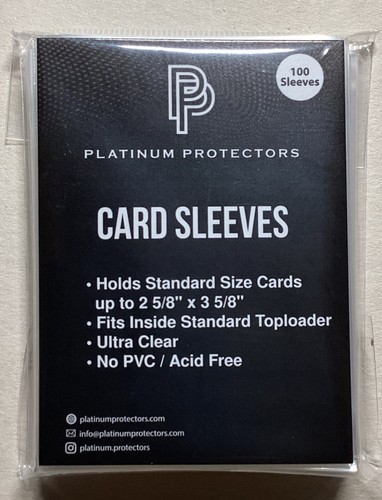 100 platinum protectors - platinum,