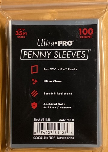 Pack 100 ultra pro penny - pack,