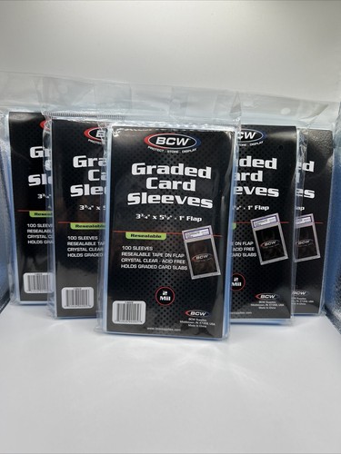 Bcw graded card sleeves - card, 5