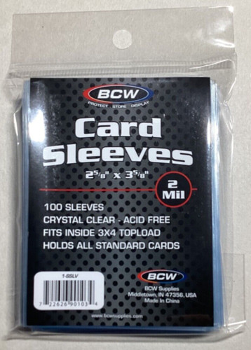 Bcw trading card sleeves - card, 1