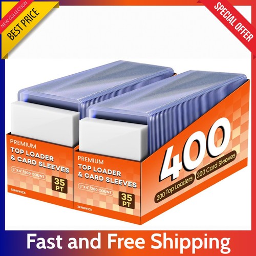 400 trading card sleeves - card, &
