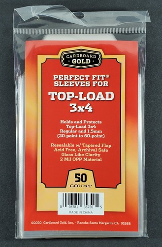 Pack cardboard gold - 1,