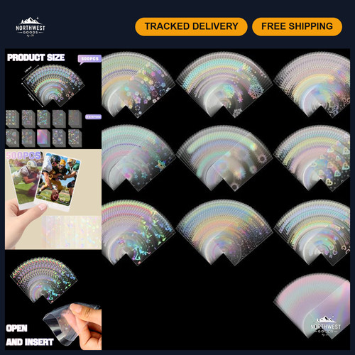 500pcs holographic trading - holographic,