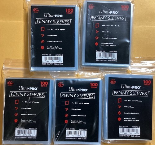 500 ultra pro penny sleeves - penny,