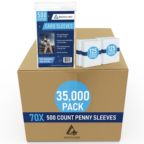 Penny sleeves for trading - for,