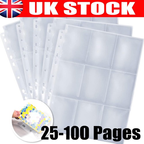 Double sided pocket pages - double-sided, 9-pocket